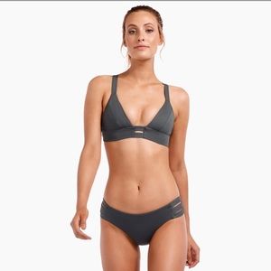Vitamin A Bikini Bottoms Emelia Triple Strap